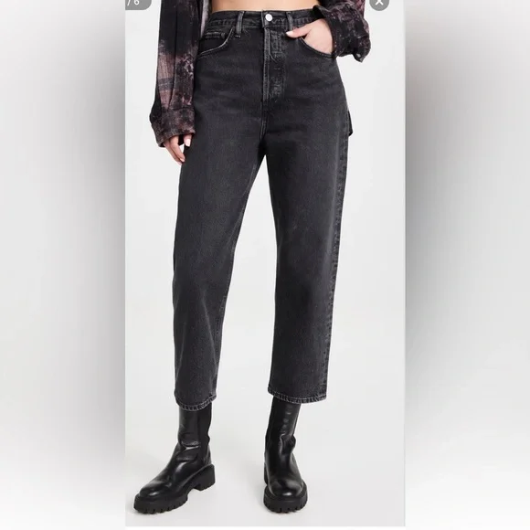 Agolde 90’s crop jeans paradox sz 28 womens - Picture 2 of 8